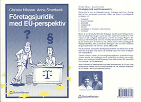 Företagsjuridik med EU-perspektiv, 1995.