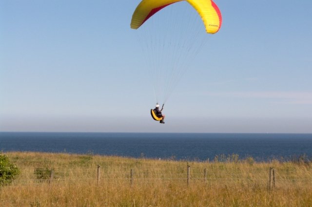 Högt flygande planer i Kåseberga i Skåne